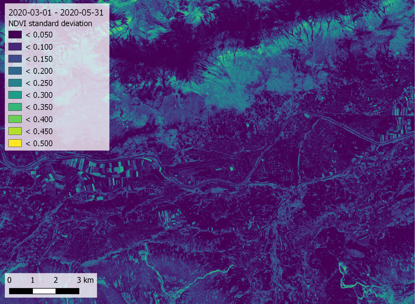 sd NDVI