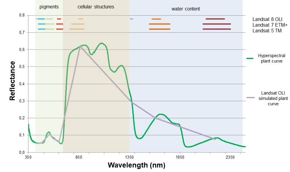 Multi- vs hyperspectral data