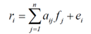 Formula for spectral unmixing